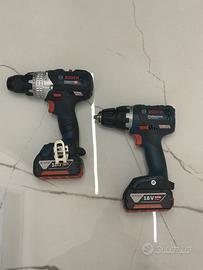 Set  trapani  + avvitatore a impulsi Bosch