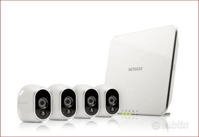 Kit Arlo Netgear – 4 telecamere wireless HD + Base