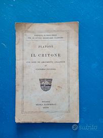Platone – Il Critone | Zanichelli anni ‘20 