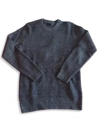 Maglione grigio con trama uomo