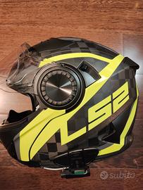 CASCO LS2 MODULARE CARBONIO VORTEX FLUO XL 1450 GR