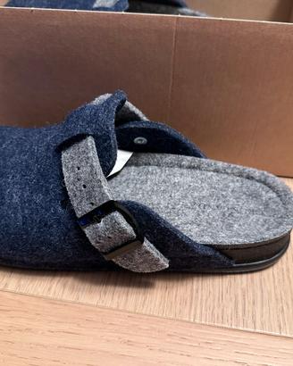 Pantofole uomo grunland lana cotta