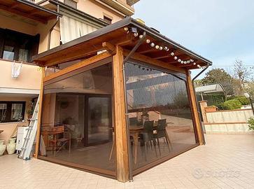 Tende antivento in Cristal
