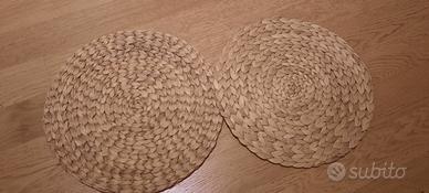 Sotto vassoi in paglia