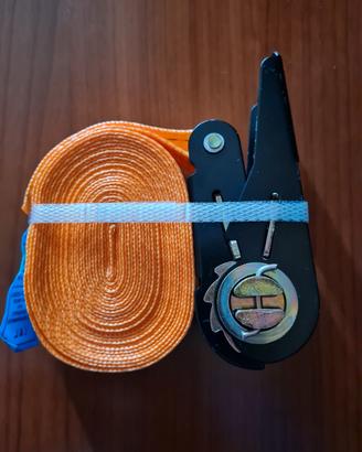 Cinghia di ancoraggio
con cricchetto (kit 3pz.)