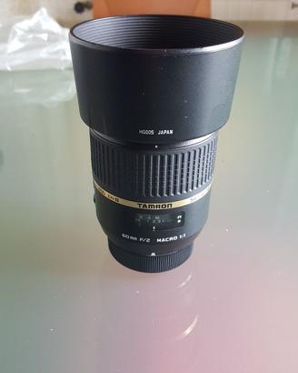 obiettivo per nikon 60 mm f 2 macro Tamron af raro