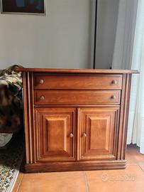Cassettiera in legno massello in classico