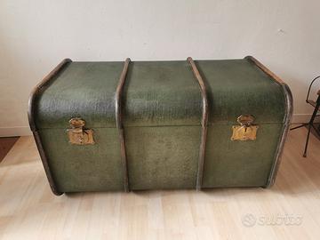 Antico baule da viaggio epoca primo  900