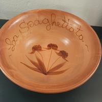 Terrina spaghetti terracotta grande. 