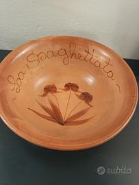 Terrina spaghetti terracotta grande. 