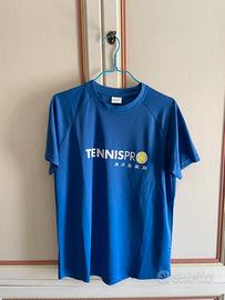 T-shirt Tennis Pro Blu Unisex