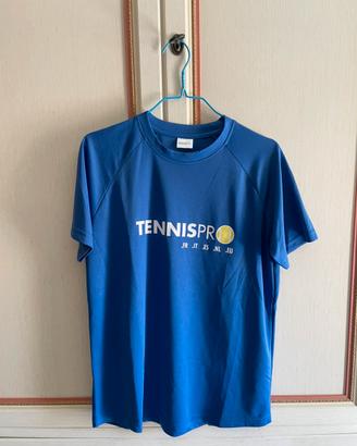 T-shirt Tennis Pro Blu Unisex
