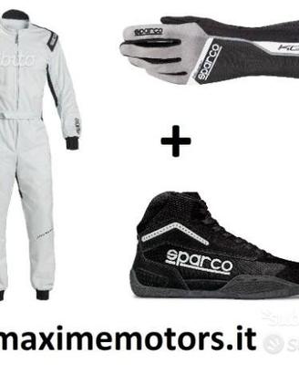 KIT ABBIGLIAMENTO KARTING SPARCO nuovo