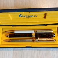 lotto 3 penne a sfera + custodia vintage collezion