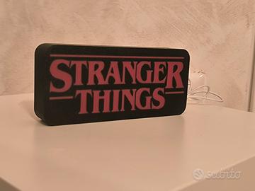 Lampada LED Logo Stranger Things Insegna Lightbox