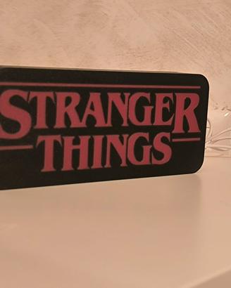 Lampada LED Logo Stranger Things Insegna Lightbox