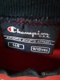 maglietta a maniche lunghe di cotone champion