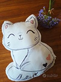 Cuscino Bonprix BPC Gatto bianco