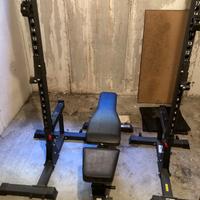 Attrezzi Palestra Squat station/ Panca / Pesi vari