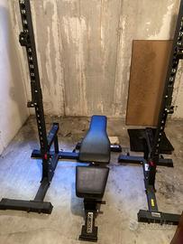 Attrezzi Palestra Squat station/ Panca / Pesi vari