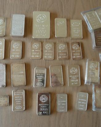 Lingotto Argento moneta Silver 999 Villa MP Suisse