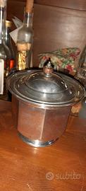 Secchiello per ghiaccio vintage silverplated