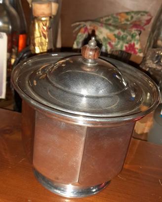 Secchiello per ghiaccio vintage silverplated
