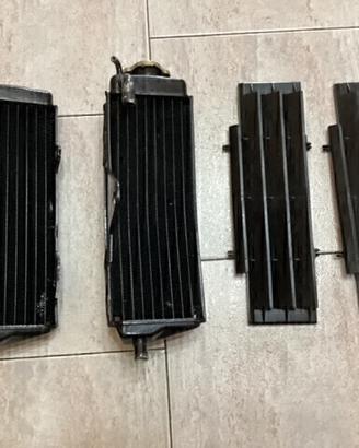 Radiatori e griglie originali honda cr 500 85-88