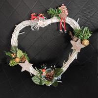 Ghirlanda cuore natalizia 