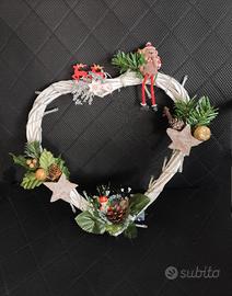 Ghirlanda cuore natalizia 