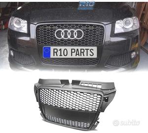 GRIGLIA AUDI A3 8P 08-12 LOOK RS3 NERO