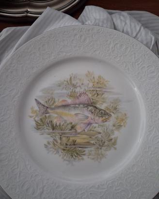 piatti da pesce vintage