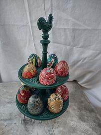 Porta uova in ghisa smaltato