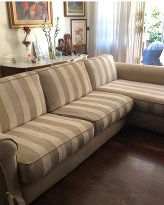 Divano con isola ( in piume d’oca )