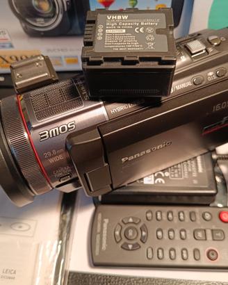 Panasonic HC-X900 videocamera semipro 2 batterie