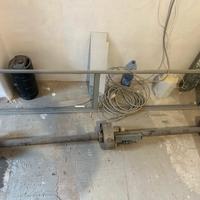 Asse con motore per saracinesca