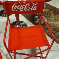 Sedia pieghevole Coca Cola