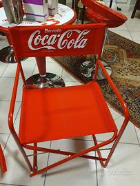 Sedia pieghevole Coca Cola