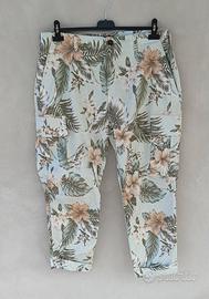 Pantalone cargo donna Mason's, tg 48, floreale
