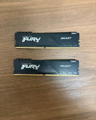 Kingston Fury 32GB (16x2) DDR4 3200MHz