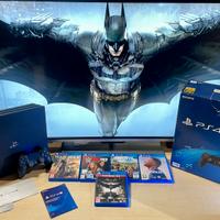 Ps4 pro 4k  1tb nuova+ scatolo + 5 giochi+joypad