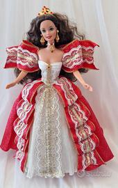 Barbie Happy Holidays, Red and white dress