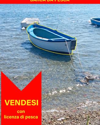 Barca da pesca con licenza