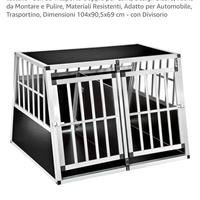 box trasporto cani XXL doppio