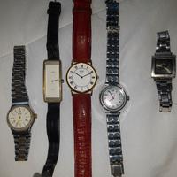 Set 5 orologi donna vintage non funzionanti