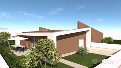 Maserà di Padova nuova bifamiliare unico piano