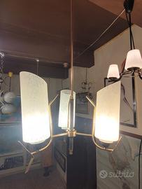 Lampada a sospensione anni'50 stile Stilnovo 