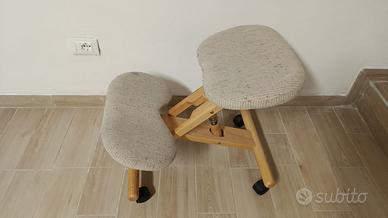 sedia ergonomica svedese regolabile