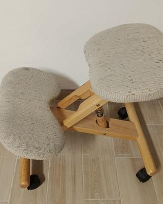 sedia ergonomica svedese regolabile