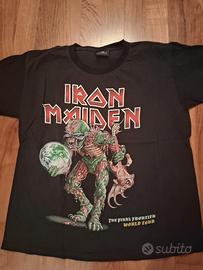 t shirt iron maiden final frontier tour